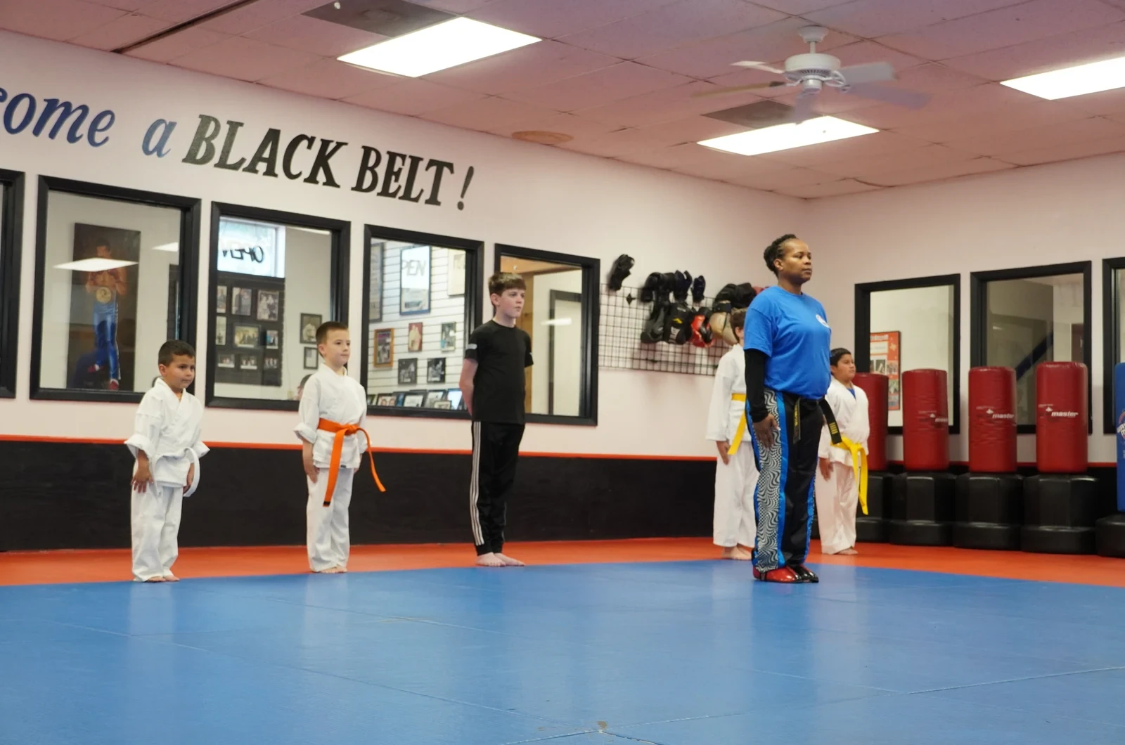 Kids getting fit and active through martial arts